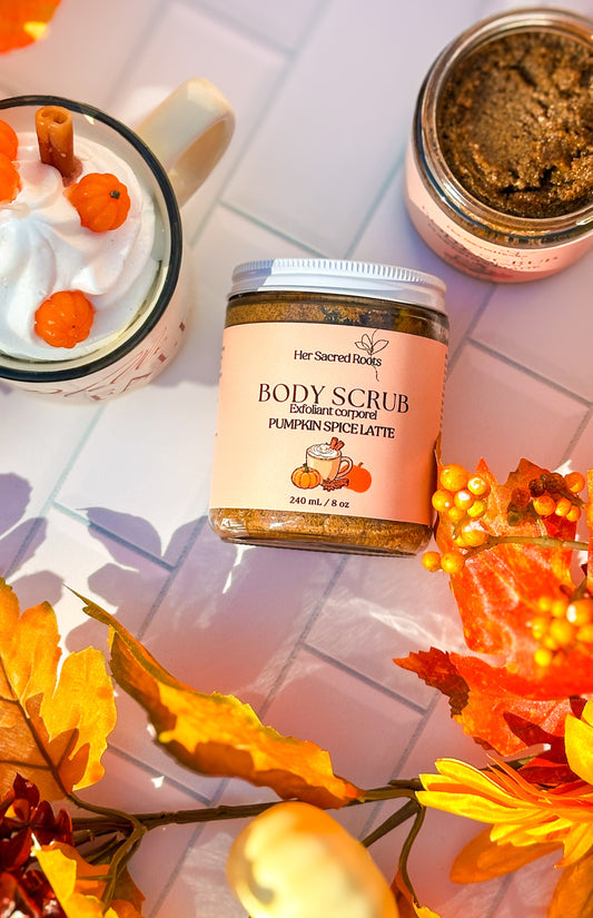 🎃 PUMPKIN SPICE LATTE BODY SCRUB ☕🍁
