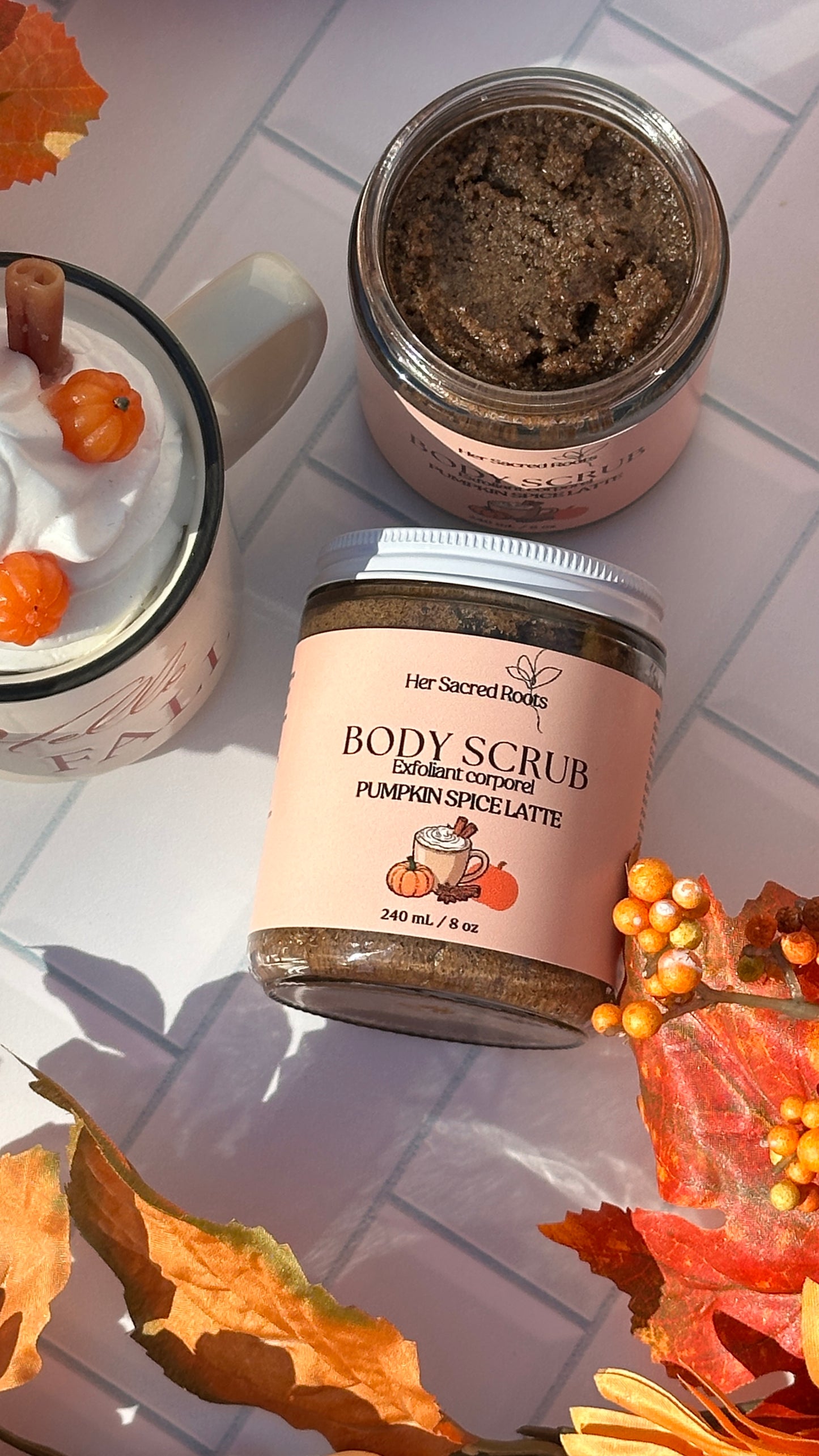 🎃 PUMPKIN SPICE LATTE BODY SCRUB ☕🍁