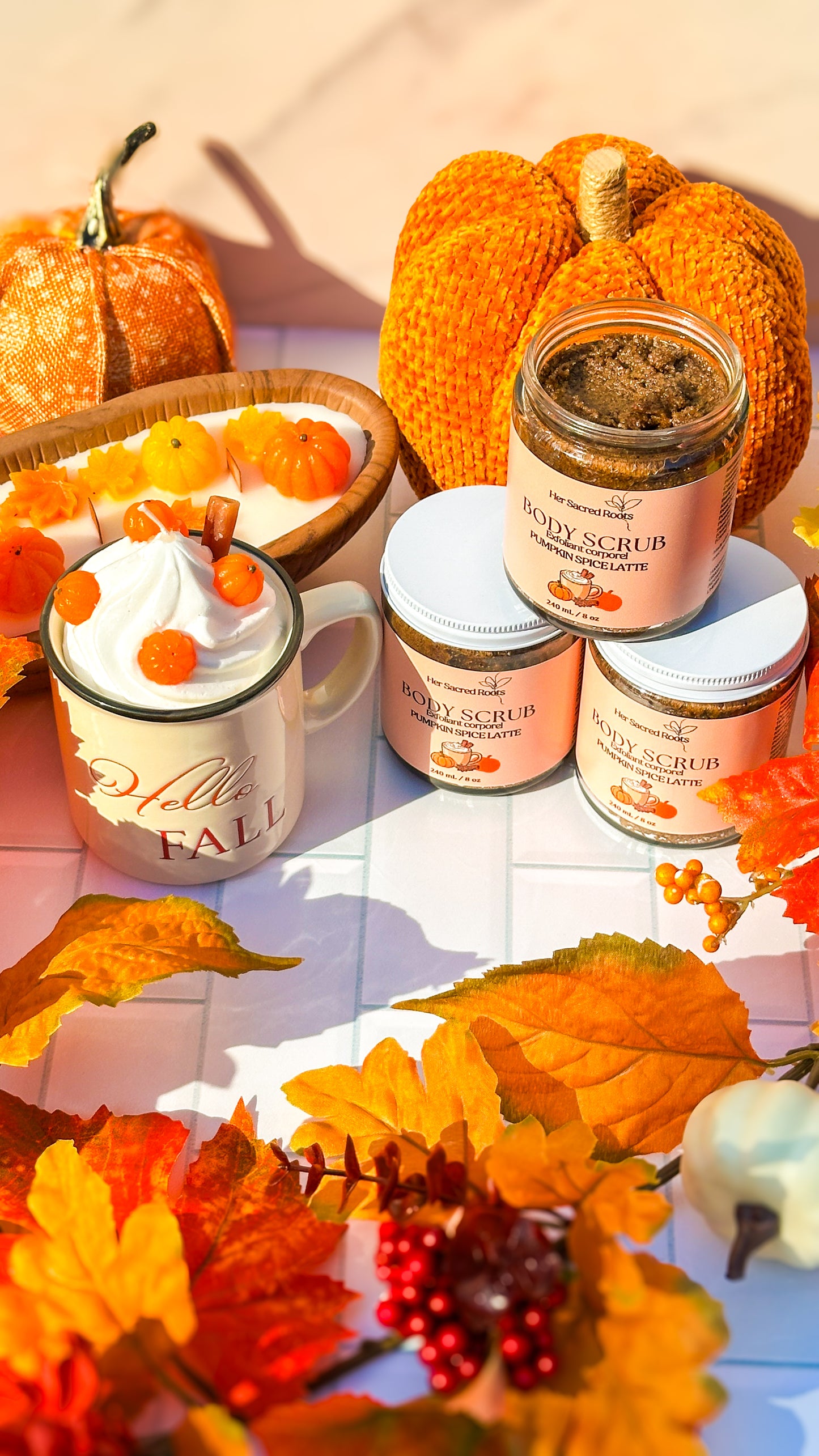 🎃 PUMPKIN SPICE LATTE BODY SCRUB ☕🍁