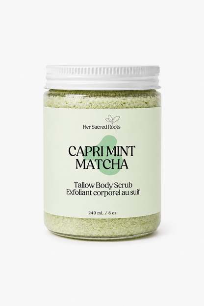 Capri Mint Matcha Body Scrub ~8OZ