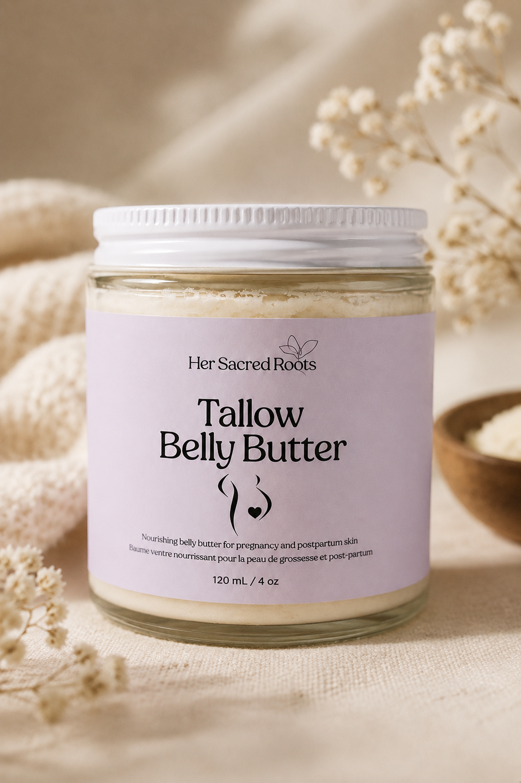 Tallow Belly Butter — Pregnancy & Postpartum