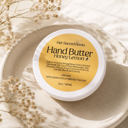 Tallow Hand Butter ~ Honey Lemon 🍯 60ML