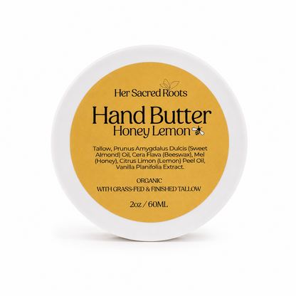 Tallow Hand Butter ~ Honey Lemon 🍯 60ML