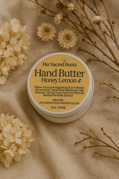 Tallow Hand Butter ~ Honey Lemon 🍯 60ML