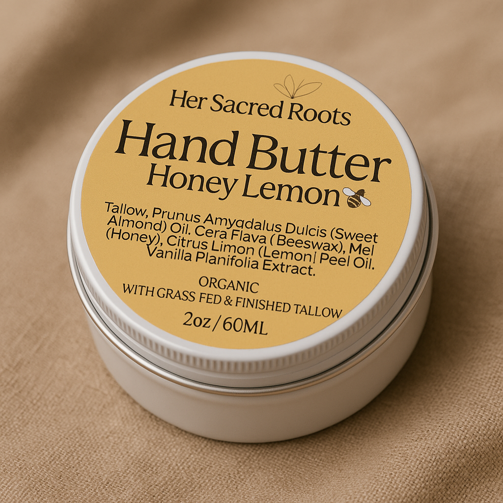 Tallow Hand Butter ~ Honey Lemon 🍯 60ML