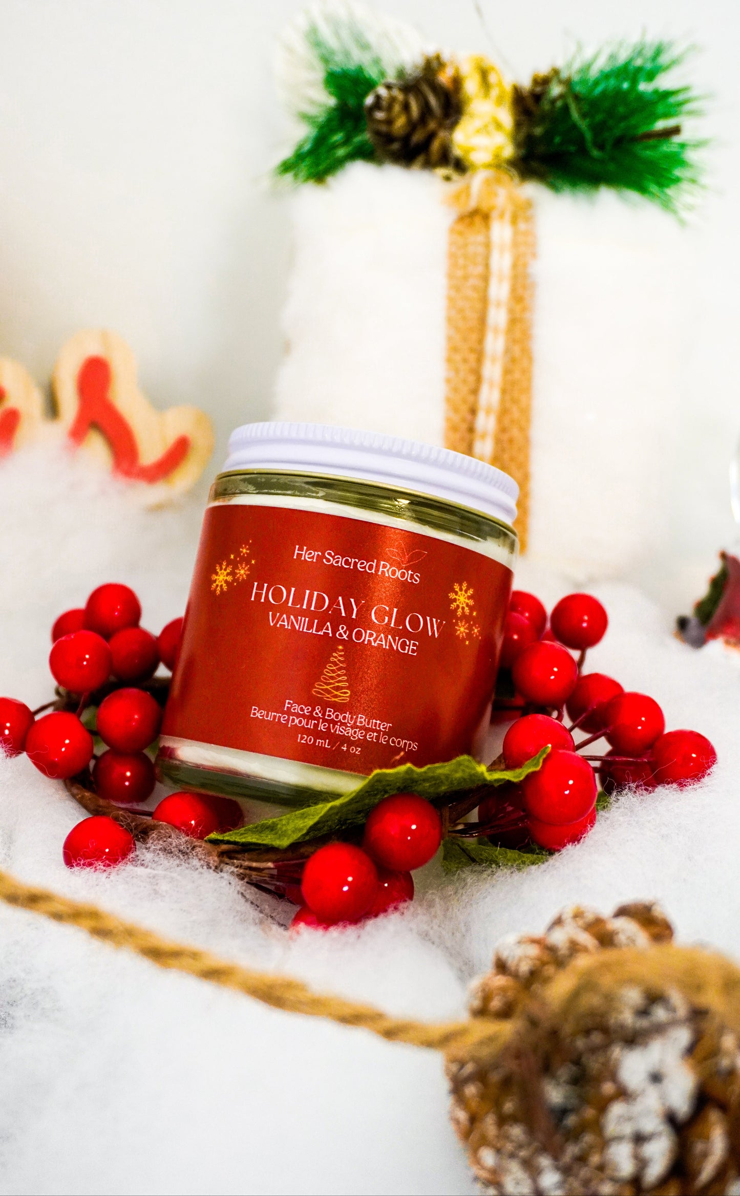 🎄 Holiday Glow — Vanilla & Orange Face & Body Butter