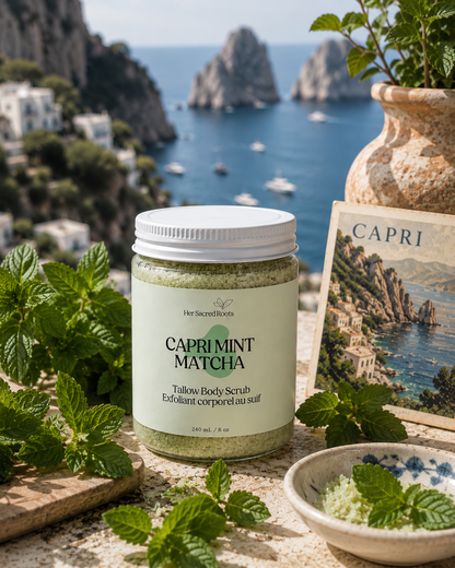 Capri Mint Matcha Body Scrub ~8OZ